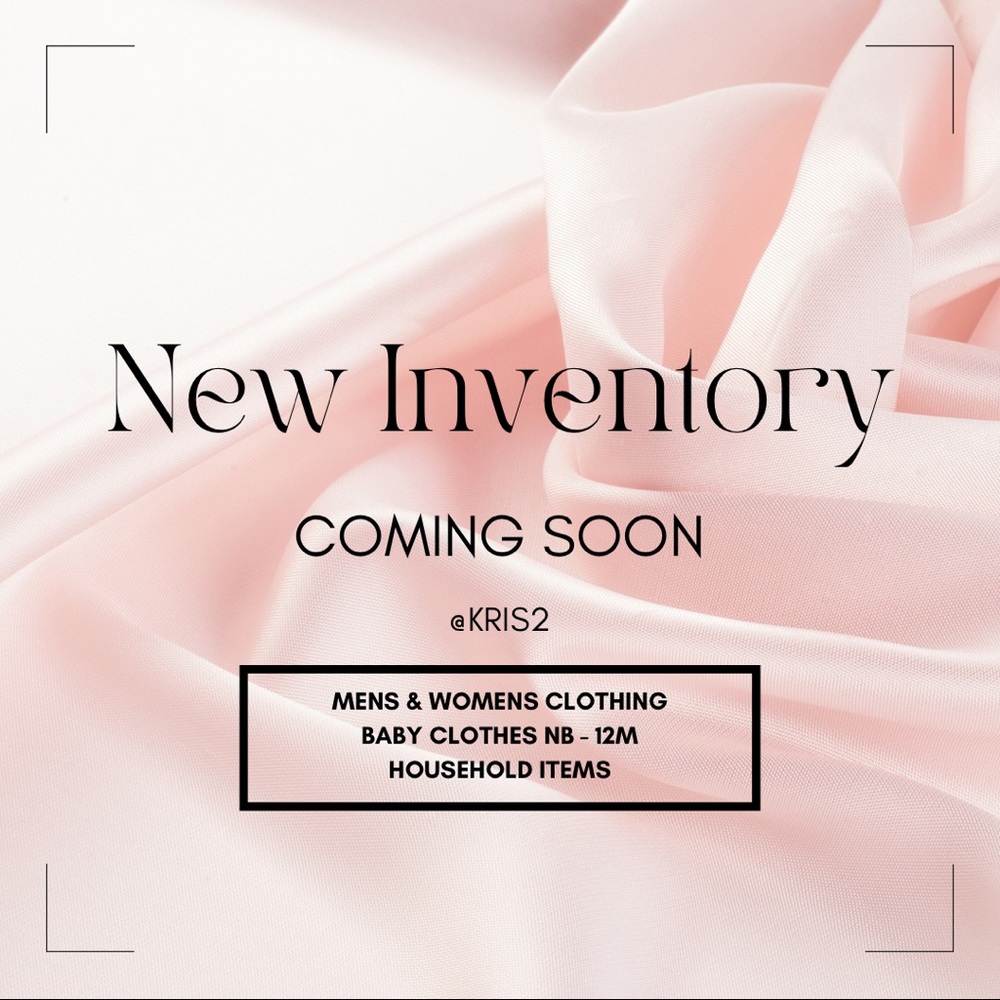 COMING SOON: All New Inventory❤️